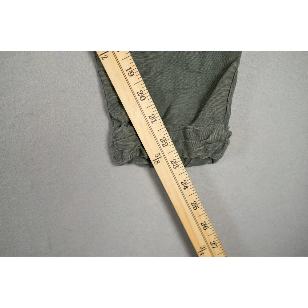 Aritzia Wilfred Allant Pant Linen Lyocell Green Drawstring Size 4